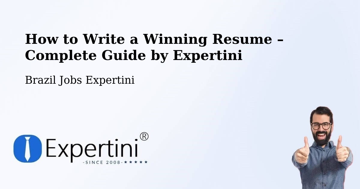 Resume Writing Guide for Job Seekers – Céu Azul - Céu Azul, Brazil Jobs Expertini